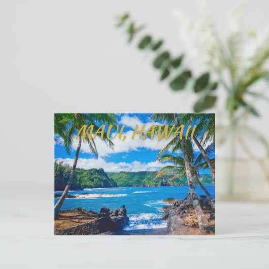 Maui, Hawaii Postkarte (Stehend Vorderseite)