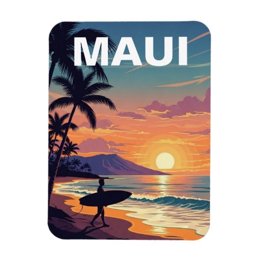 Maui Hawaii Reise Magnet (Vertikal)