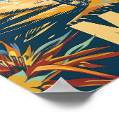 Maui Hawaii Reiseposter Art Print Poster (Ecke)