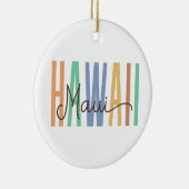 Maui Hawaii (Sands) Keramik Ornament (Rechts)