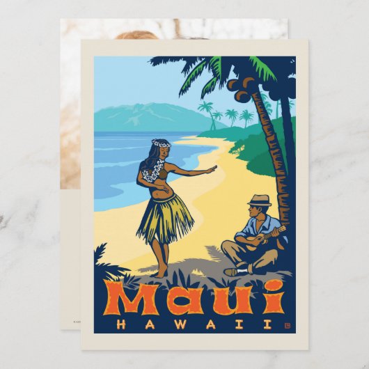Maui, Hawaii | SAVE THE DATE - FOTO (Vorne/Hinten)
