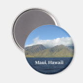 Maui Hawaii Schöne Berge Ozean Magnet (Vorderseite/Rückseite)