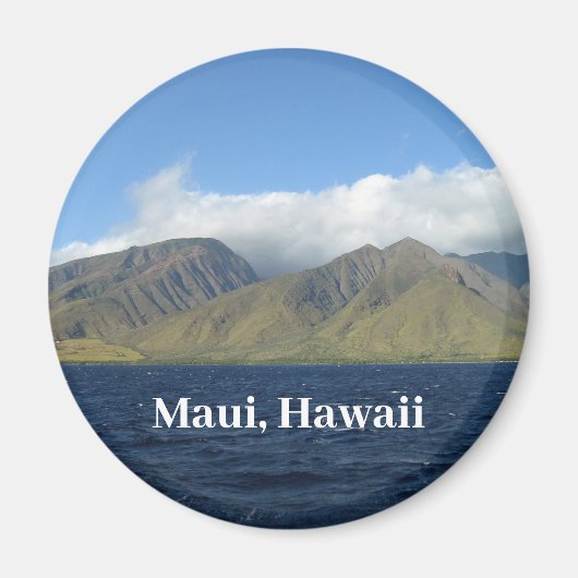 Maui Hawaii Schöne Berge Ozean Magnet (Vorne)
