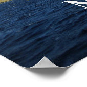 Maui Hawaii Schöne Berge Ozean Poster (Ecke)