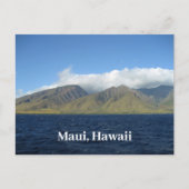 Maui Hawaii Schöne Berge Ozean Postkarte (Vorderseite)