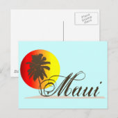 Maui Hawaii Souvenir Postkarte (Vorne/Hinten)