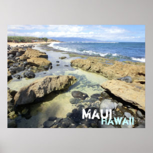 Maui Hawaii Strandposter Poster