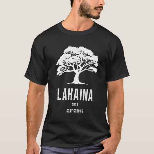 Maui Hawaii Strong Maui Wildfire Lahaina Survivor T-Shirt (Vorderseite)