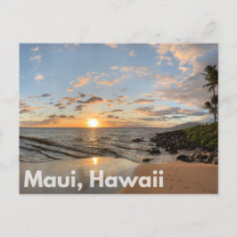 Maui Hawaii Sunset Postcard Postkarte