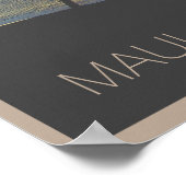 Maui Hawaii Sunset Poster (Ecke)