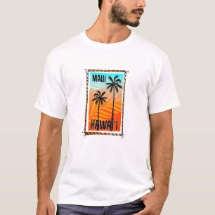 Maui Hawaii T-Shirt, Palmenbaum-Shirt, Tropen-Shir T-Shirt