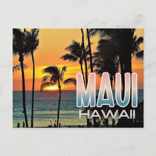 Maui, Hawaii Travel Postcard Postkarte (Vorderseite)