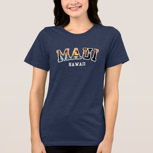 MAUI HAWAII Tri-Blend SHIRT (Vorderseite)