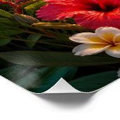 Maui Hawaii Tropische Küstenlinie Reiseposter Poster (Ecke)