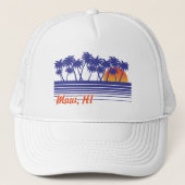 Maui Hawaii Truckerkappe (Vorderseite)
