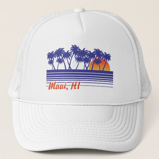 Maui Hawaii Truckerkappe (Vorderseite)