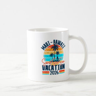 Maui Hawaii Urlaub 2026 Souvenir passende Familie Kaffeetasse