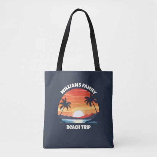 Maui Hawaii Vacation Sunrise Palm Bäume individuel Tasche (Vorderseite)