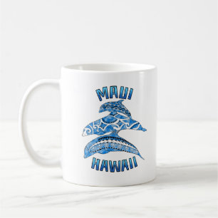 Maui Hawaii Vacation Tribal Delphine Kaffeetasse