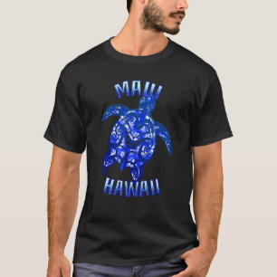 Maui Hawaii Vacation Tribal Turtle 1 T-Shirt