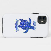 Maui Hawaii Vacation Tribal Turtle Case-Mate iPhone Hülle (Rückseite (Horizontal))