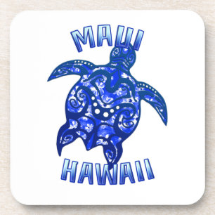 Maui Hawaii Vacation Tribal Turtle Getränkeuntersetzer