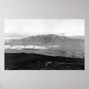 Maui, Hawaii - View from the Top of Haleakala Poster