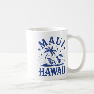Maui Hawaii Vintage Surf Strand Surfen 70er Retro Kaffeetasse