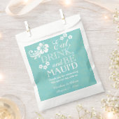 Maui Hawaii Wedding Candy Bar Buffet Vielen Dank Geschenktütchen (Ausgeschnitten)