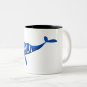 Maui Hawaii Whale Zweifarbige Tasse (VorderseiteRechts)