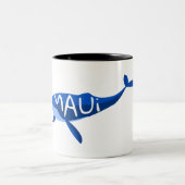 Maui Hawaii Whale Zweifarbige Tasse (Mittel)