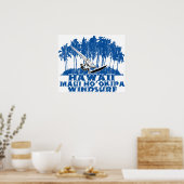 Maui Ho'okipa Windsurfen Poster (Küche)