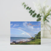 Maui Island Rainbow Postkarte (Stehend Vorderseite)
