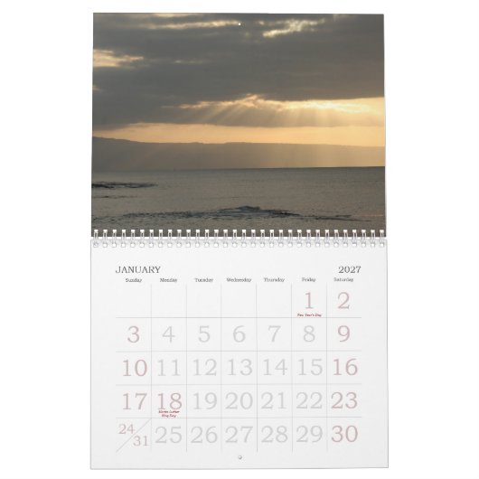 Maui-Kalender!! Kalender (Jan 2027)
