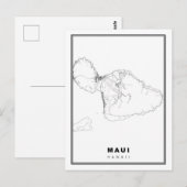 Maui Karte (Vorne/Hinten)