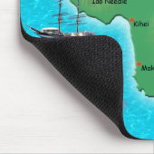 Maui-Karte Mousepad (Ecke)