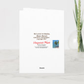 Maui-Koi-Teich Feiertagskarte (Rückseite)