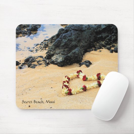 Maui Lei auf Secret Beach Mouse Pad Mousepad (Mit Mouse)