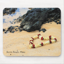 Maui Lei auf Secret Beach Mouse Pad