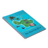 Maui Map Notebook Notizblock (Rechte Seite)