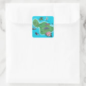 Maui Map Sticker (Tasche)