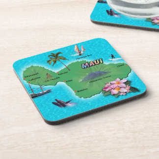 Maui Map Untersetzer