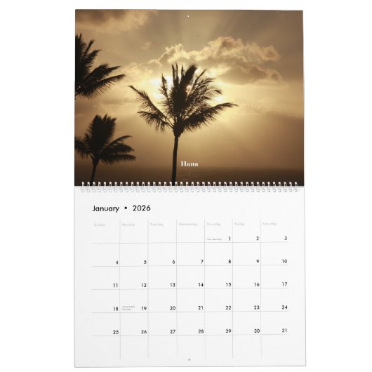 Maui-Natur-Kalender Kalender (Jan 2026)