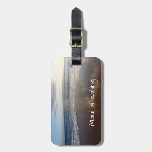 Maui nennt Sandy-Strand-Gepäckanhänger Gepäckanhänger (Vorderseite vertikal)