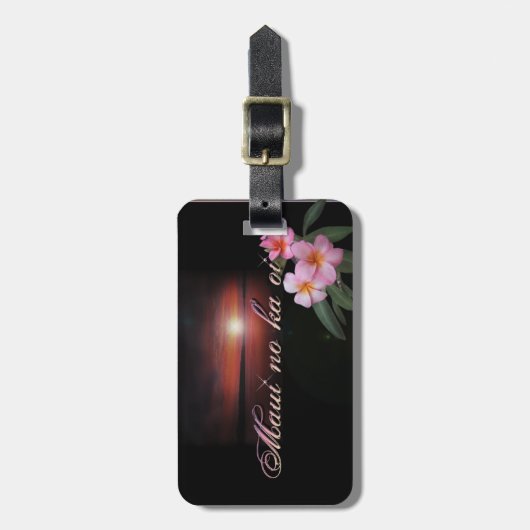 Maui no ka oi gepäckanhänger (Vorderseite vertikal)