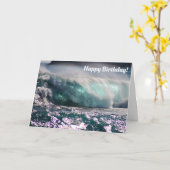 Maui Ocean Waves Geburtstag Karte (Gelbe Blume)