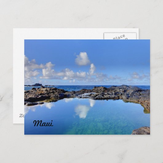 Maui. Olivine Pools. Postkarte (Vorne/Hinten)