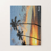 Maui Palm Trees und Sunset Puzzle (Vertikal)