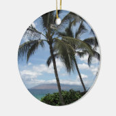 Maui-Palmen Keramikornament (Links)