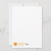 Maui Plumeria Feiertagskarte (Rückseite)